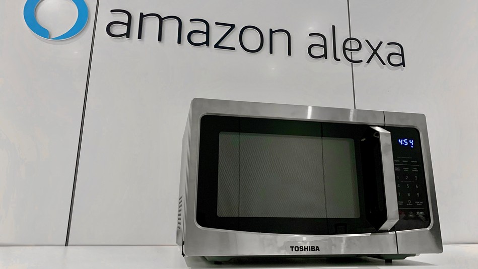 Example of Toshiba microwave with Alexa enabled